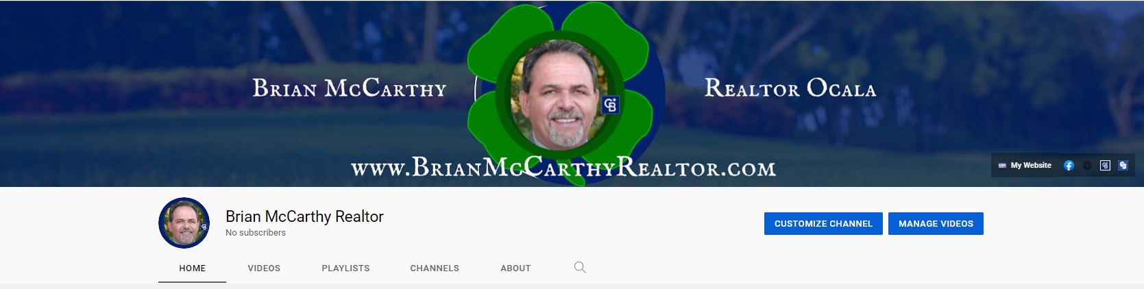 YouTube Channel Brian McCarthy Realtor